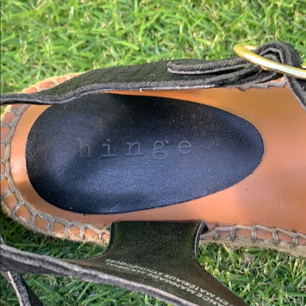 Hinge Black Espadrille Sandal - Picture 7 of 9